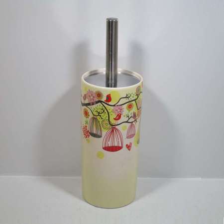 Modern design ceramics toilet brush with holder